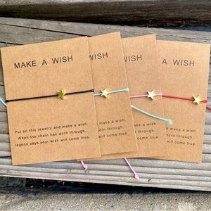 Make A Wish Star Bracelet- NIP